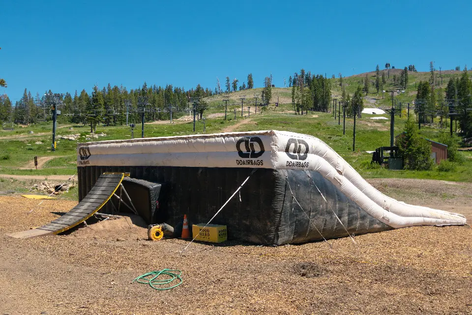 Airbag Jump Near Lake Tahoe