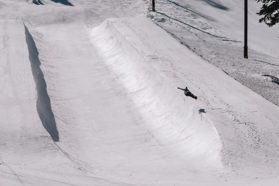 Halfpipe near Lake Tahoe