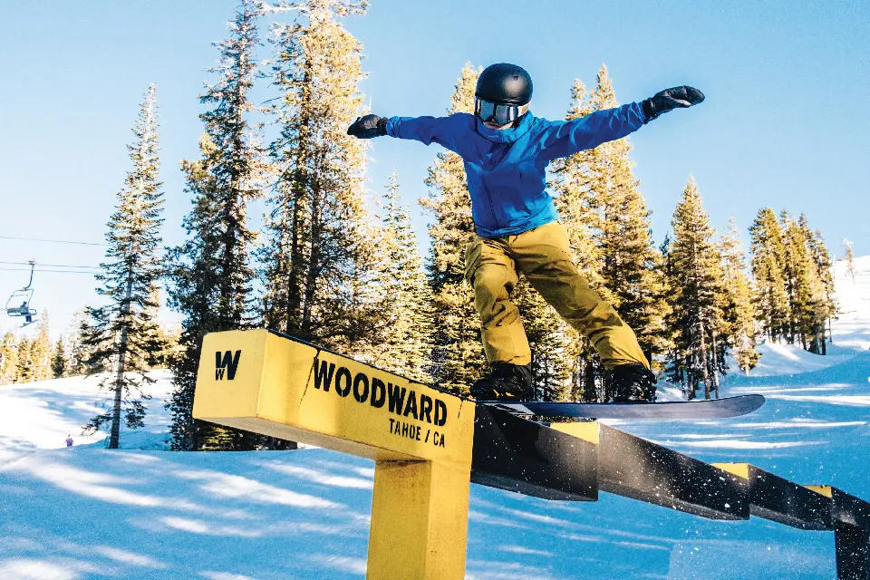 Jibassic Snow Park at Woodward Tahoe and Boreal Mountain Resort