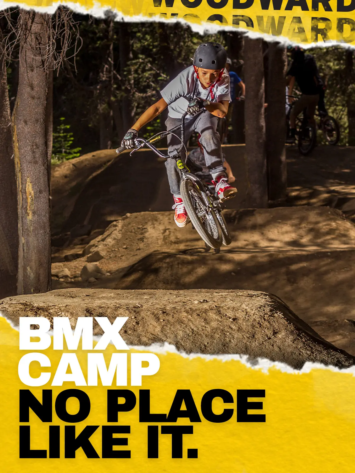 BMX Summer Camp at Woodward Tahoe Near Lake Tahoe