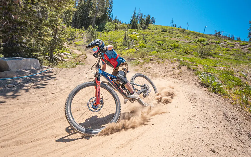 Resort Mountain Biking near Lake Tahoe California