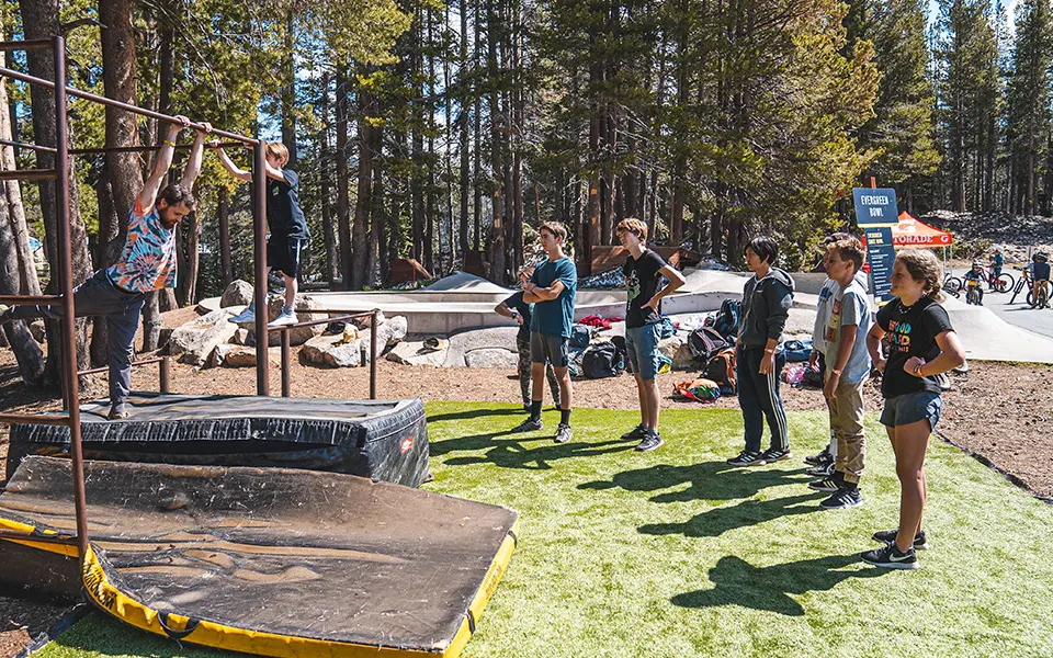 Woodward Tahoe Parkour Summer Camp in California