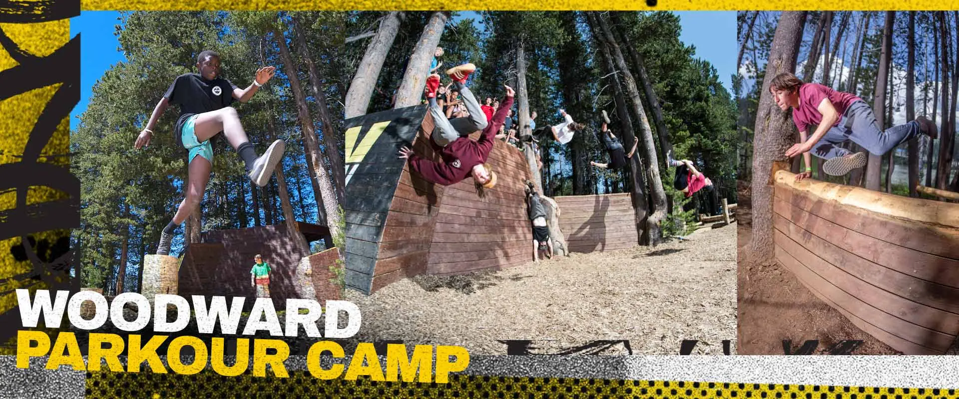 Woodward Tahoe Summer Parkour Camp Hero