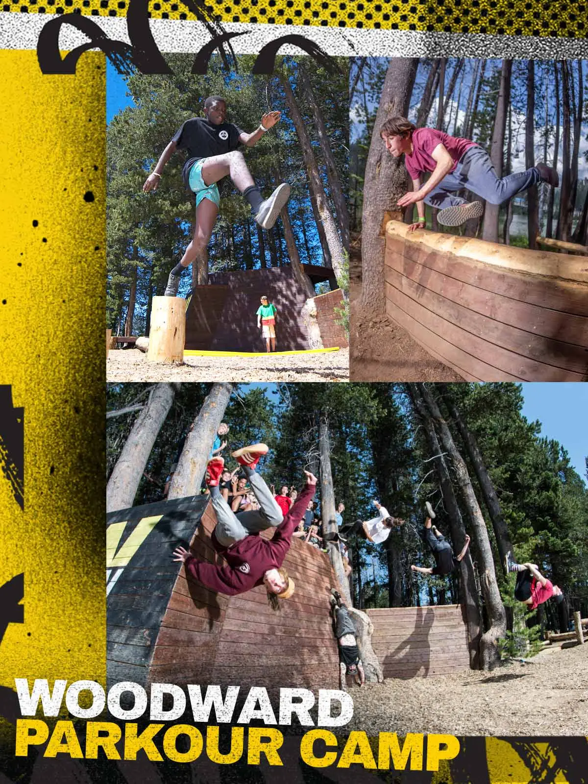 Woodward Tahoe Summer Parkour Camp Mobile Hero