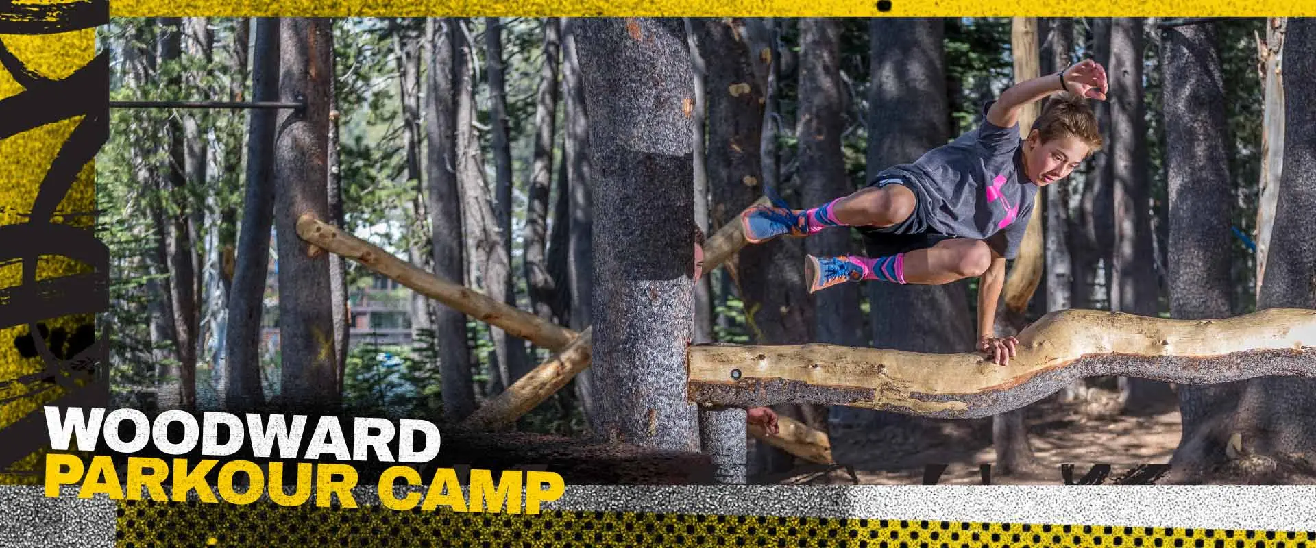 Woodward Tahoe Summer Parkour Camp Hero